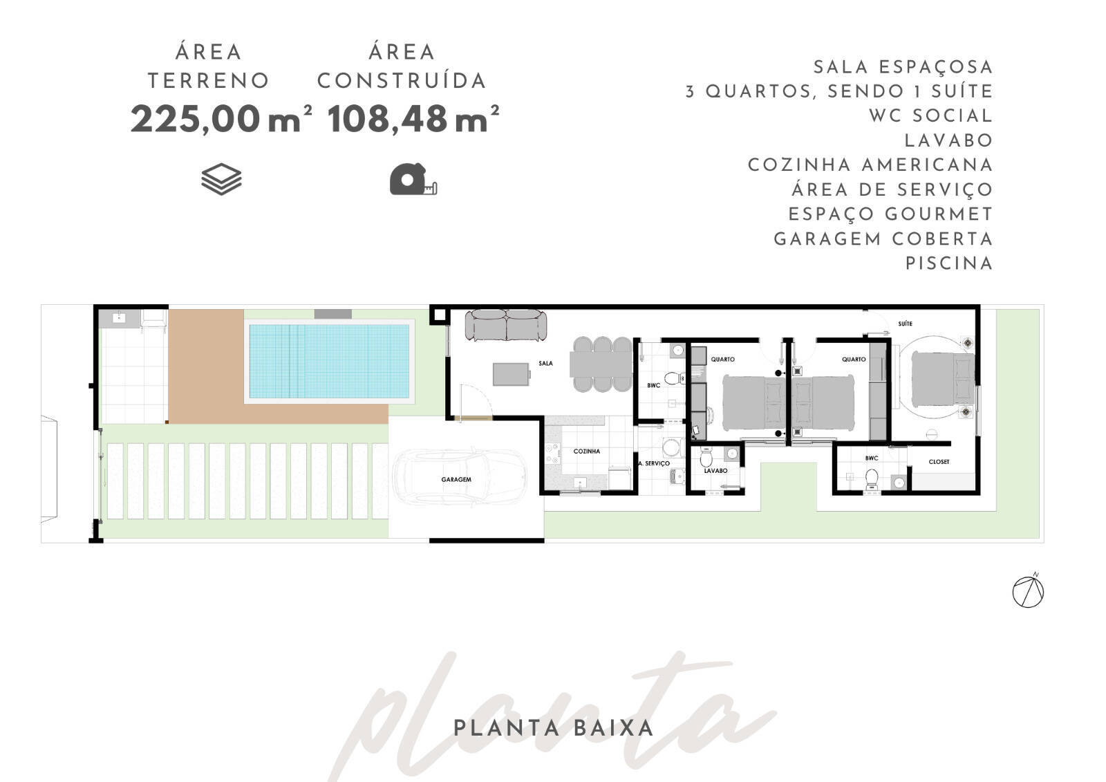 Casa, 3 quartos, 108 m² - Foto 9